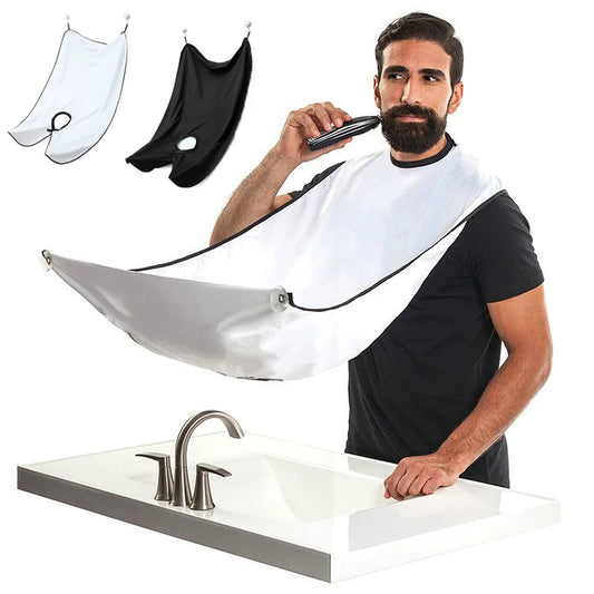 Male Shaving Apron Beard Catcher Care Apron for Shaved Apron Hair Shaving Cloth with Suction Cup Man Clean Apron