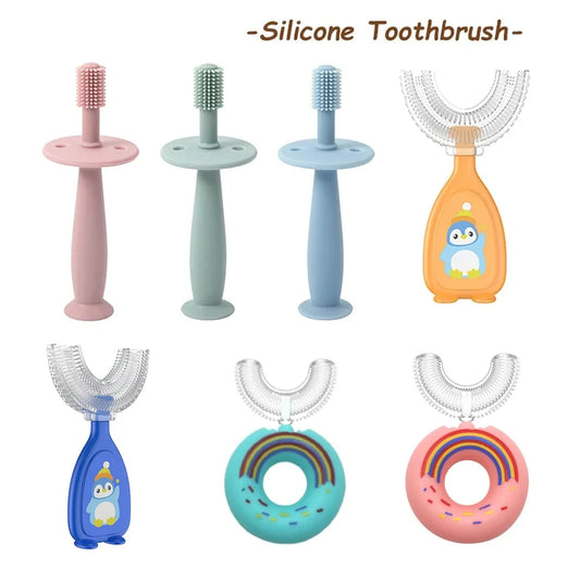 1PC Baby Soft Silicone Training Toothbrush Baby Children Dental Oral Care Tooth Brush Tool Baby kid tooth brush Infant items